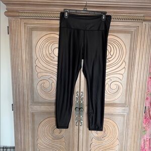 ZYIA Glossy Black Active Leggings